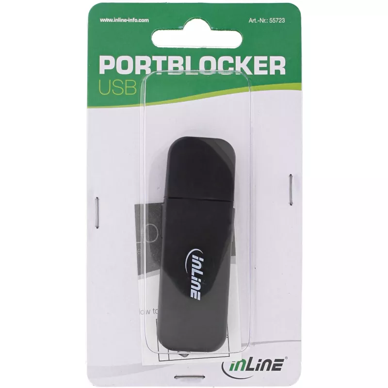 InLine USB-poortblokkeerder, 4-poorts blokkeerder
