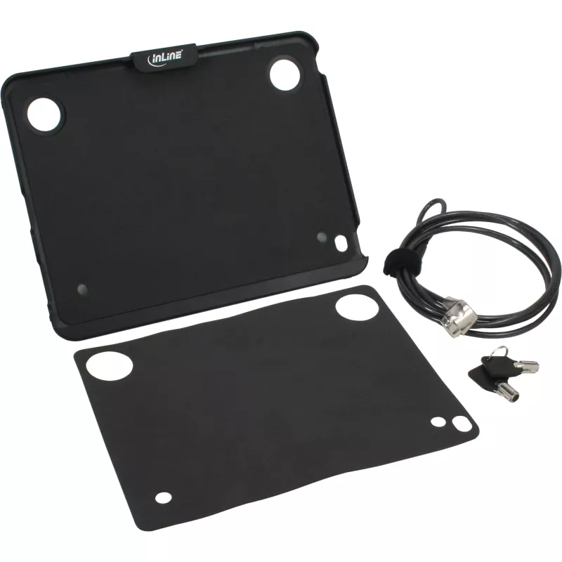 InLine iPad beveiligingscase-standaard met beveiligingsslot en sleutel 2 m
