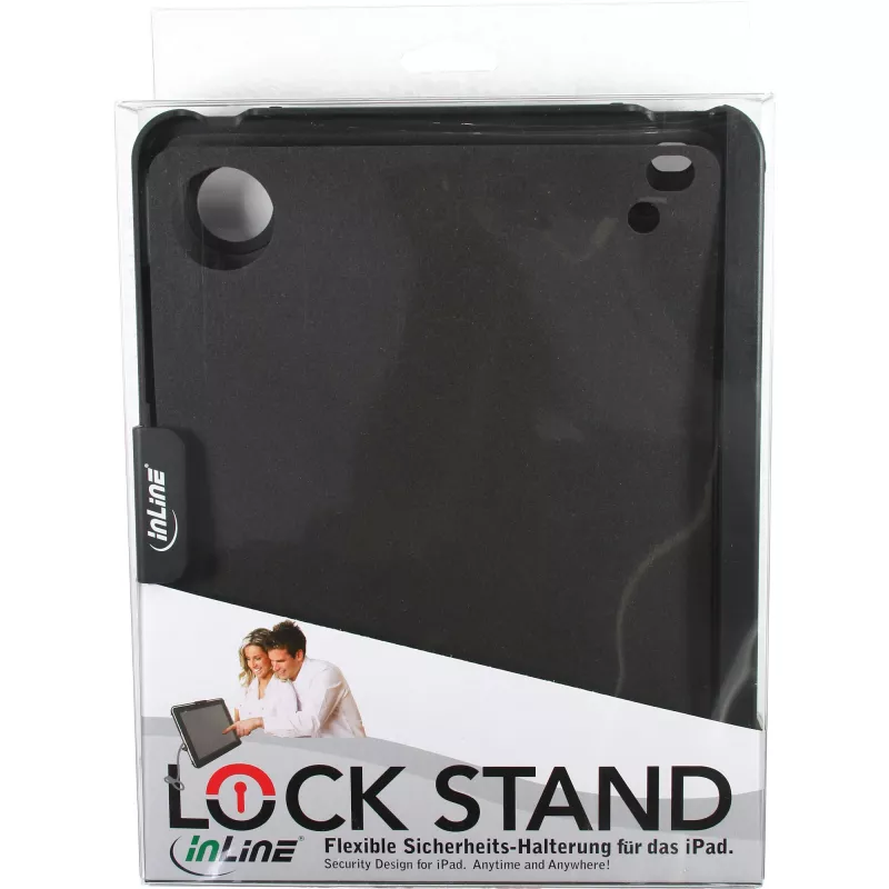 InLine iPad beveiligingscase-standaard met beveiligingsslot en sleutel 2 m