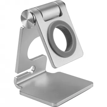 Houder InLine aluminium houder voor de Apple Watch zilver