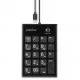 Perixx PERIPAD-202C numeriek toetsenblok USB-C met 2x USB-A-hub zwart (57161I)