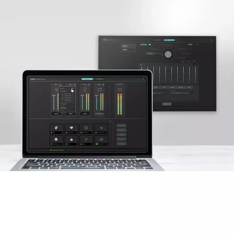 Audiomixer ATEN MicLIVE 6-CH 6 kanalen 24 bit 96 kHz