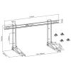 InLine 59998A Beugel voor buitenunit van split-airconditioner of warmtepomp, wit