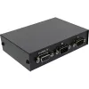 InLine seriële schakelaar handmatig 2-poorts RS232 9-polig Sub-D bekabeld