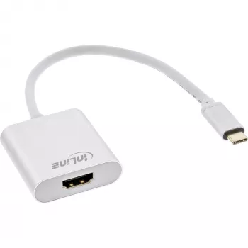 InLine USB-displayconverter, USB-C-stekker naar HDMI-bus (DP Alt Mode) 4K/60Hz