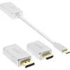 InLine USB-displayconverterset 6-in-1, 4K/60Hz zilver