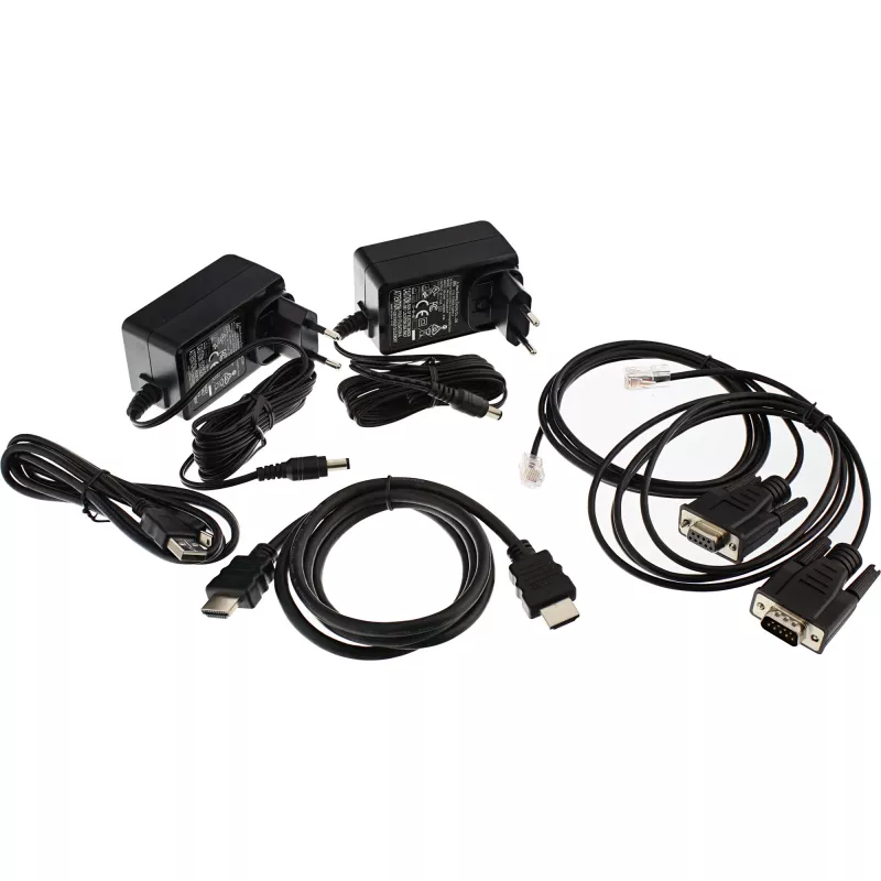 KVM-extender InLine 64601 4K HDMI USB over IP tot 100 m