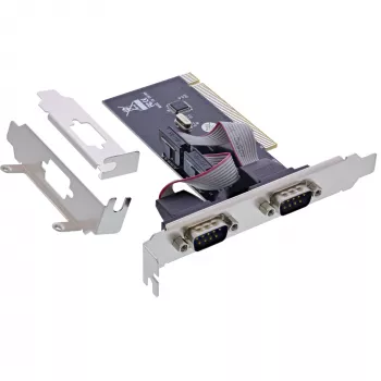 InLine PCI multi-I/O-controllerkaart 2 DB9 seriële poorten