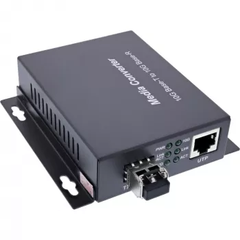 InLine 66659E netwerk-mediaconverter 10000 Mbit/s 850 nm multimode zwart