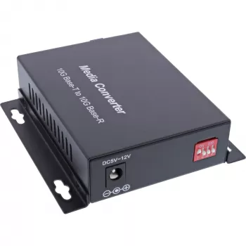 InLine 66659F netwerk-mediaconverter 10000 Mbit/s 1310 nm singlemode zwart