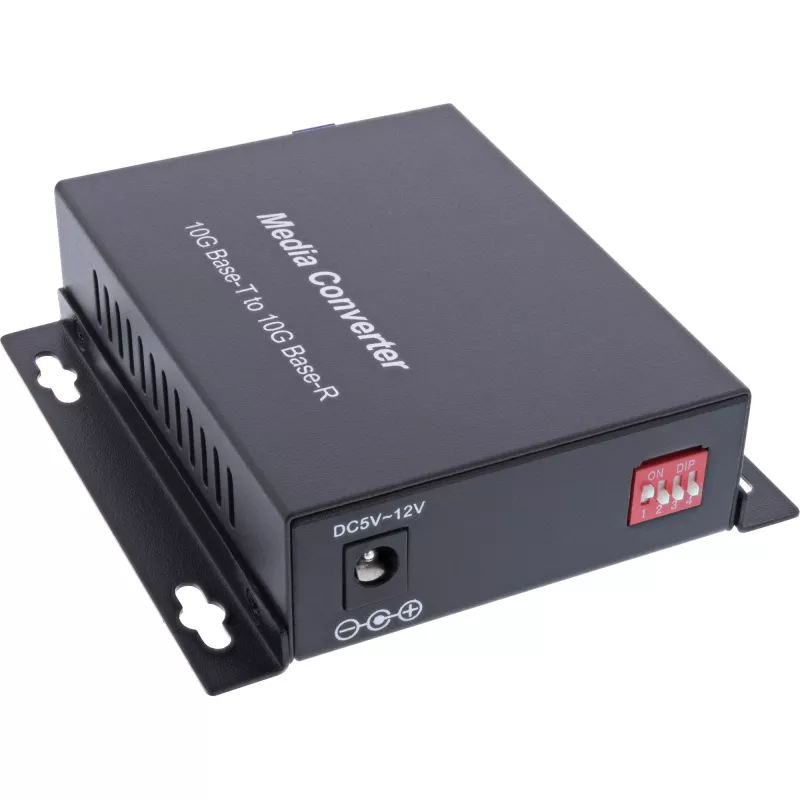 InLine 66659F netwerk-mediaconverter 10000 Mbit/s 1310 nm singlemode zwart