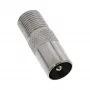 Coaxadapter IEC stekker antenne naar F-bus InLine 69915D