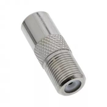 Coaxadapter IEC stekker antenne naar F-bus InLine 69915D
