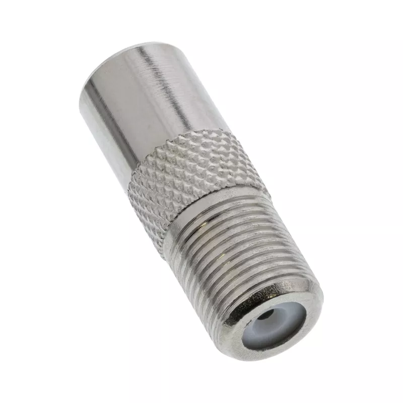 Coaxadapter IEC stekker antenne naar F-bus InLine 69915D