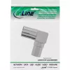 InLine antenne-coaxadapter IEC stekker naar bus haaks metaal 69915M