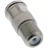 InLine adapter F-Quick male SAT naar F female SAT 69923