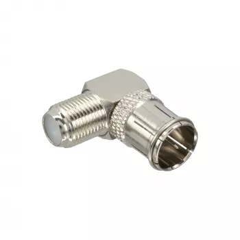 InLine adapter F-Quick stekker SAT naar F bus SAT haaks 69923W