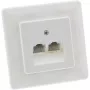 InLine ISDN wandplaat 2x RJ45 bus 2x 8 poort 69989C