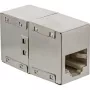 InLine Cat.5e adapter volledig afgeschermd metaal 2x RJ45 bus-bus direct