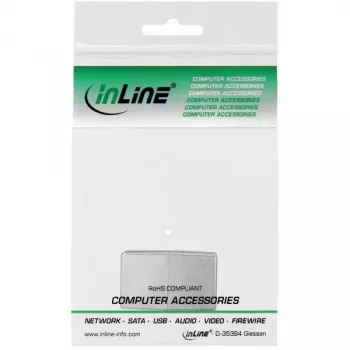 InLine Cat.5e patchkabel-koppeling 2x RJ45 bus afgeschermd recht