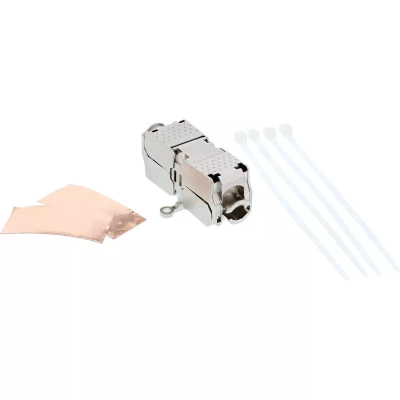 InLine , kabelverbinder, Cat.6A, LSA, afgeschermd
