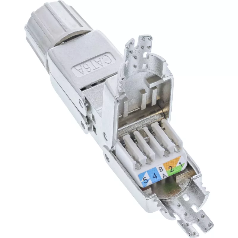 InLine kabelverbinder Cat.6A afgeschermd gereedschapsvrije koppelaar 69992E