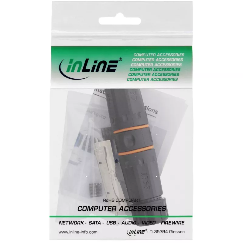 InLine outdoor connector Cat.6A waterdicht IP68 69992W