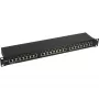 InLine patchpanel 19 inch Cat.5e 24 poort 1U zwart RAL9005
