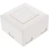 InLine 75602K wandcontactdoos, opbouw- of inbouwmontage, 2x RJ45 verticaal