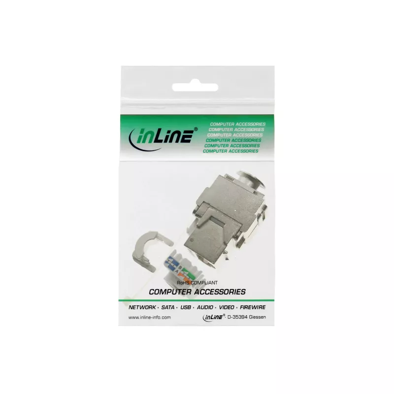 InLine RJ45 Keystone Jack Snap-In-module Cat.6a 76201A