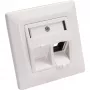 InLine framset voor 2x RJ45 bu/LSA-inzet, Keystone SNAP-In, RAL9010