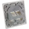 InLine framset voor 2x RJ45 bu/LSA-inzet, Keystone SNAP-In, RAL9010