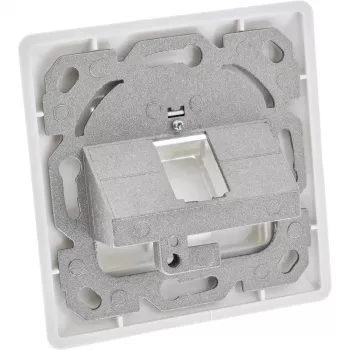 InLine framset voor 1x RJ45 bu/LSA-inzet, Keystone SNAP-In, wit RAL9010