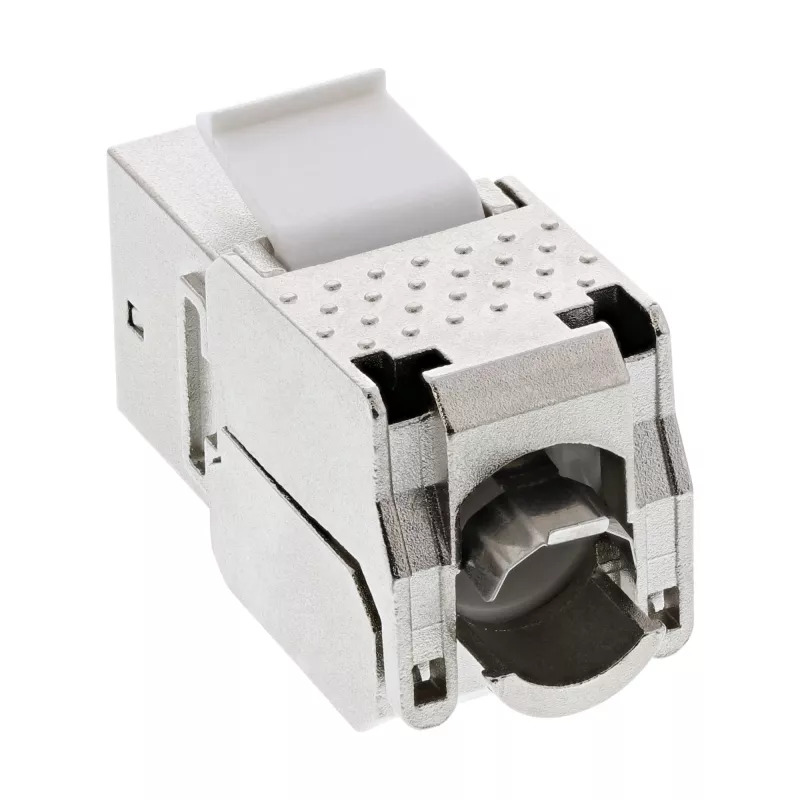 InLine RJ45 Keystone Jack Snap-In-module Cat.6a, met stofkap zwart