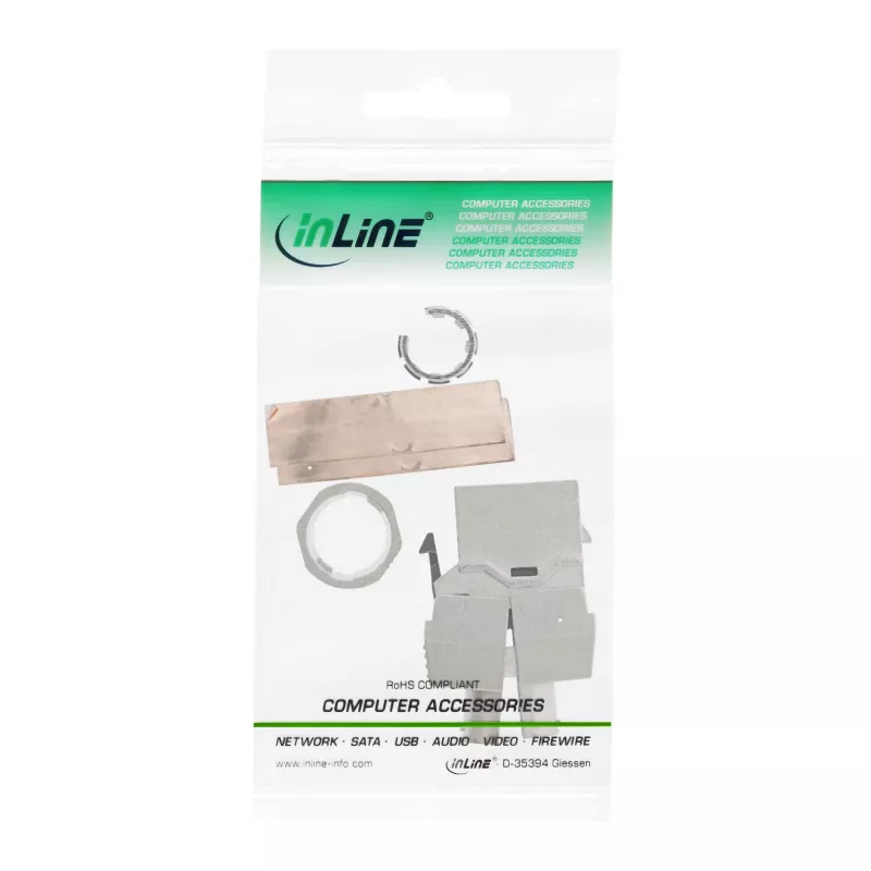 InLine RJ45 Keystone Jack Snap-In-module Cat.8.1