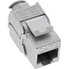 InLine RJ45 Keystone Jack Snap-In module Cat.8.1 plat metallisch 1 st.
