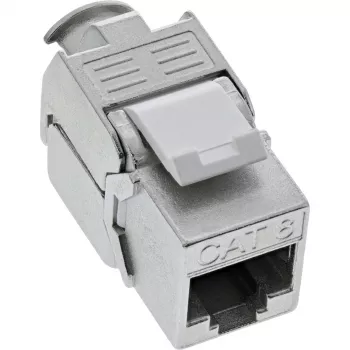 InLine RJ45 Keystone Jack Snap-In module Cat.8.1 plat metallisch 1 st.