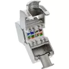 InLine RJ45 Keystone Jack Snap-In module Cat.8.1 plat metallisch 1 st.