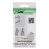 InLine Keystone RJ45 Jack slank, SNAP-In, Cat.6A, geïntegreerde kabelbinder
