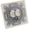 InLine framset voor 2x RJ45 Keystone SNAP-In 90°, wit RAL9010