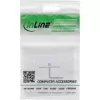 InLine framset voor 2x RJ45 Keystone SNAP-In 90°, wit RAL9010