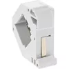 InLine Keystone-houder voor DIN-rail, 1-poort, lichtgrijs