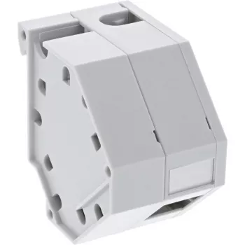 InLine Keystone SNAP-In glasvezel-Keystone-modulehouder, 1-poort voor DIN-rail