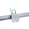 InLine Keystone SNAP-In glasvezel-Keystone-modulehouder, 1-poort voor DIN-rail