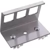 InLine 76203E metalen Keystone Snap-In DIN-railhouder, 3-voudig