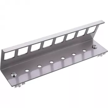 InLine 76203H Metalen Keystone snap-in bevestiging voor DIN-railmontage, 8-poorts