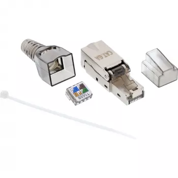 InLine RJ45-stekker Cat.6A 500MHz veldmonteerbaar afgeschermd 76204A