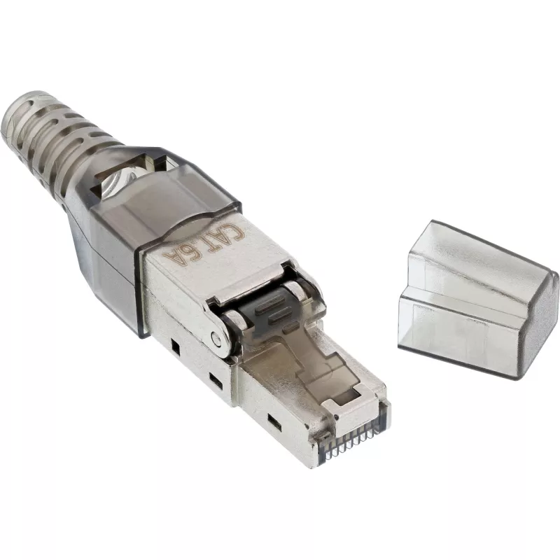 InLine RJ45-stekker Cat.6A 500MHz veldmonteerbaar afgeschermd 76204A