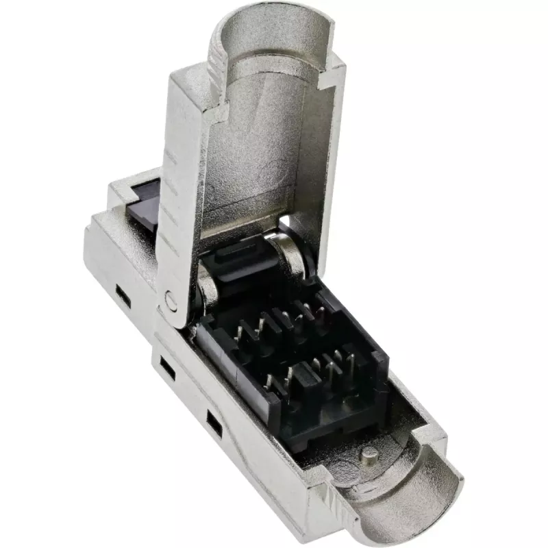 InLine RJ45-stekker Cat.6A 500MHz, veldmonteerbaar, afgeschermd, met schroefkap