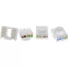 InLine Keystone RJ45-bus, afgeschermd, Cat.6A, blauw 8-pack